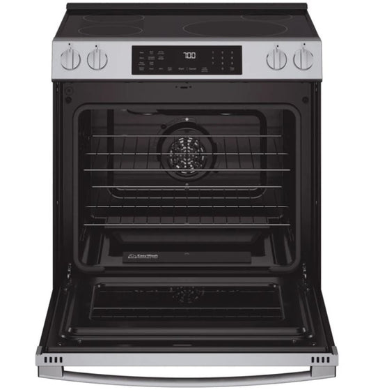 GE Profile™ ENERGY STAR® 30" Smart Slide-In Induction and Convection Range with No Preheat Air Fry and EasyWash™ Oven Tray