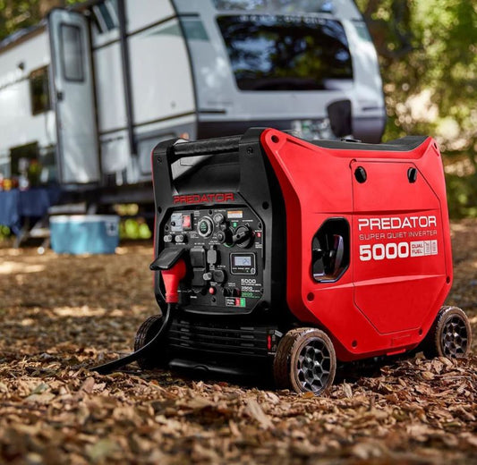 Predator 5000 Watt Dual-Fuel Super Quiet Inverter Generator with Remote Start and CO Secure Technology