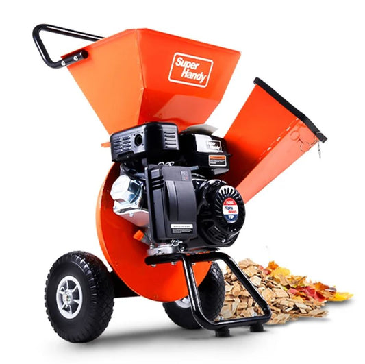 SuperHandy Wood Chipper Shredder Mulcher Heavy Duty 7HP 212cc Gas Engine