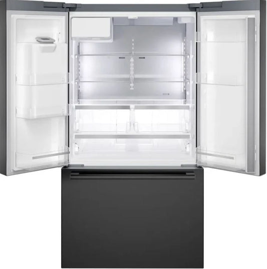 36'' 500 Series 26 Cu. Ft. Standard-Depth French Door Bottom Mount Refrigerator — Black Stainless Steel