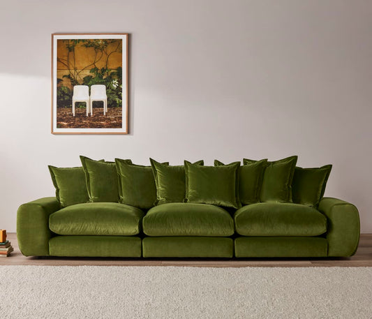 Wodge Modular Sofa - Large - Boucle - Whipped Cream - White