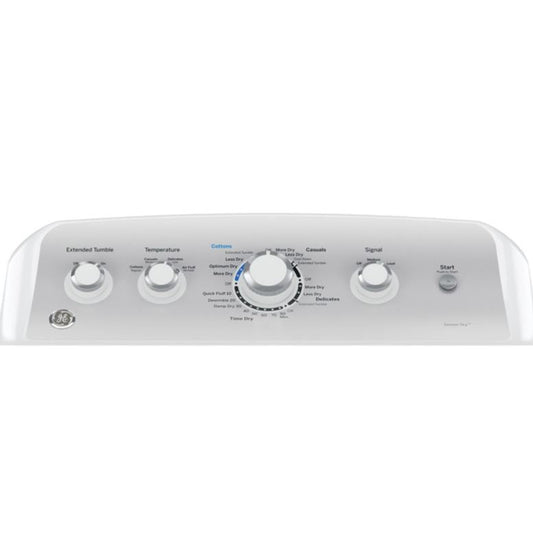 GE® 7.2 cu. ft. Capacity aluminized alloy drum Electric Dryer with Sensor Dry