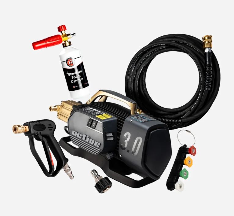 Adam’s Active 3.0 1000 PSI 3.0 GPM and Fully Serviceable 5-Piston PumpElectric Pressure Washer