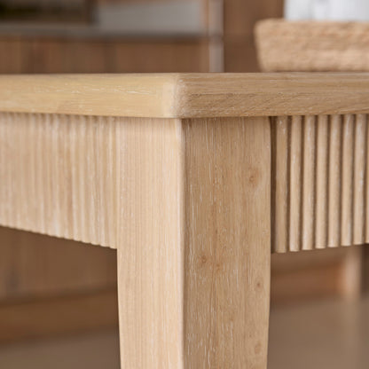Raleigh Whitewash Dining Table Set - 6 Seater - Carter Whitewash Oak Dining Armchairs
