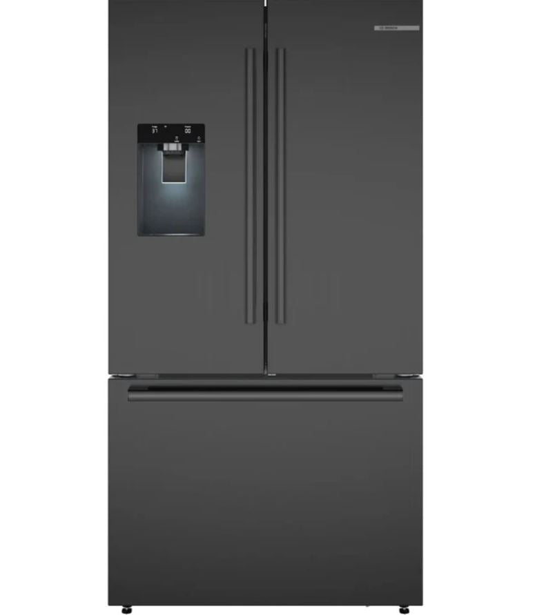 36'' 500 Series 26 Cu. Ft. Standard-Depth French Door Bottom Mount Refrigerator — Black Stainless Steel