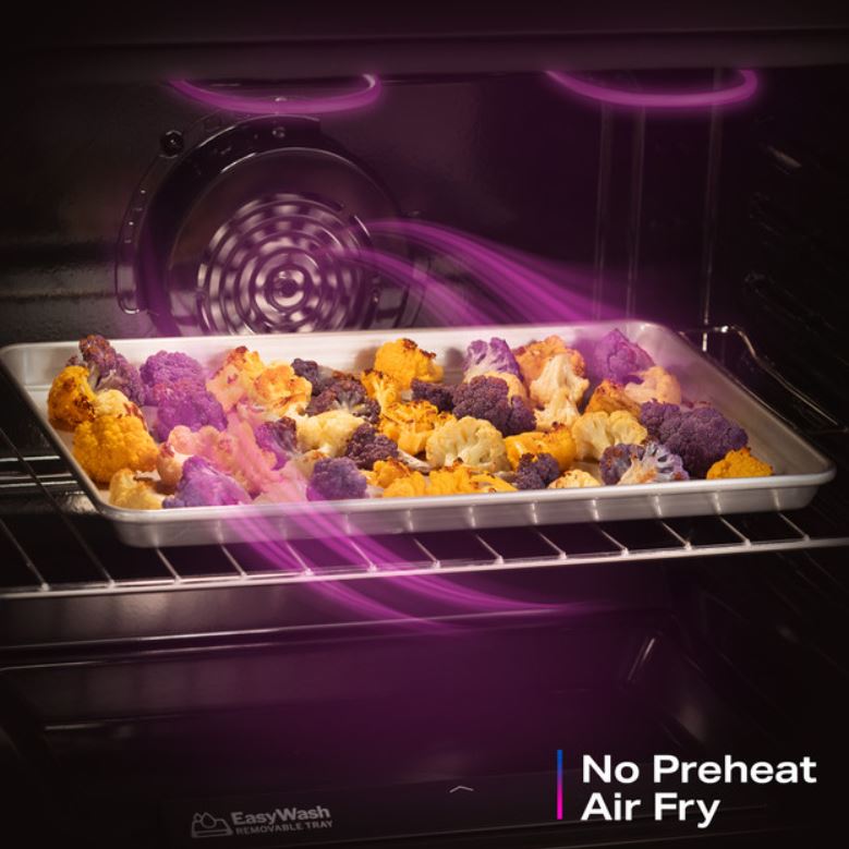 GE Profile™ ENERGY STAR® 30" Smart Slide-In Induction and Convection Range with No Preheat Air Fry and EasyWash™ Oven Tray