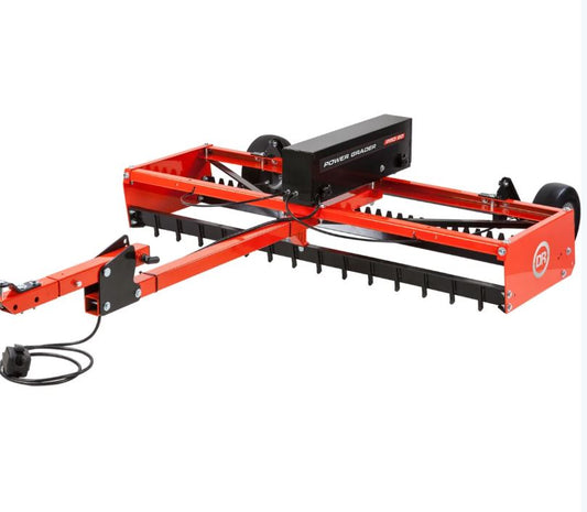 DR PRO 60 Power Grader – 60″ Width – Powered Remote Depth Control – Tow Behind ATV, UTV, or Garden Tractor – Road and Driveway Grader