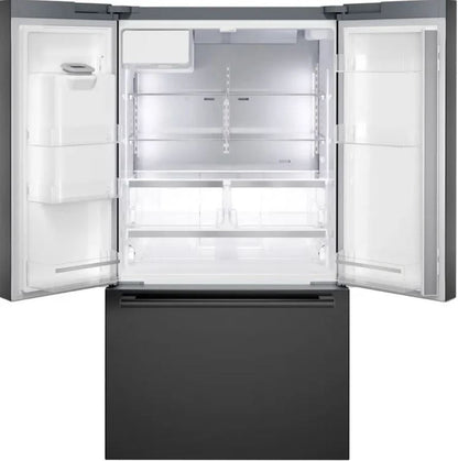 36'' 500 Series 26 Cu. Ft. Standard-Depth French Door Bottom Mount Refrigerator — Black Stainless Steel
