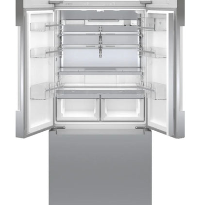 20.8 CuFt Smart 800 Series Counter Depth Bottom-Mount Refrigerator in Stainless Steel with FarmFresh System